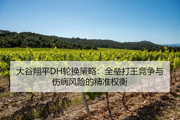 大谷翔平DH轮换策略：全垒打王竞争与伤病风险的精准权衡
